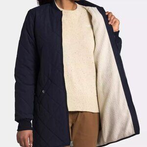 nwt THE NORTH FACE $220 cuchillo sherpa lined jacket xl womens aviator navy